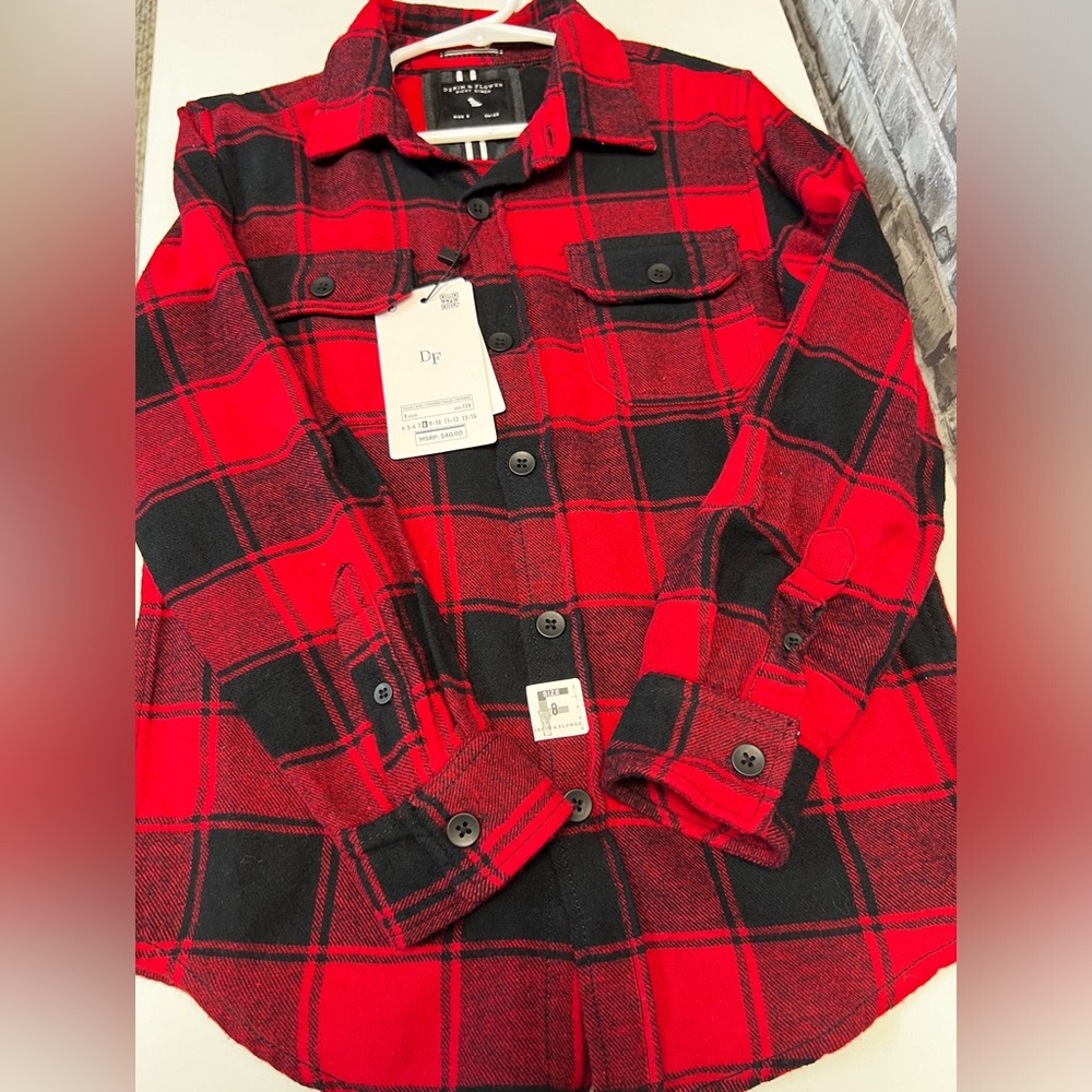 Boys flannel shirt‎